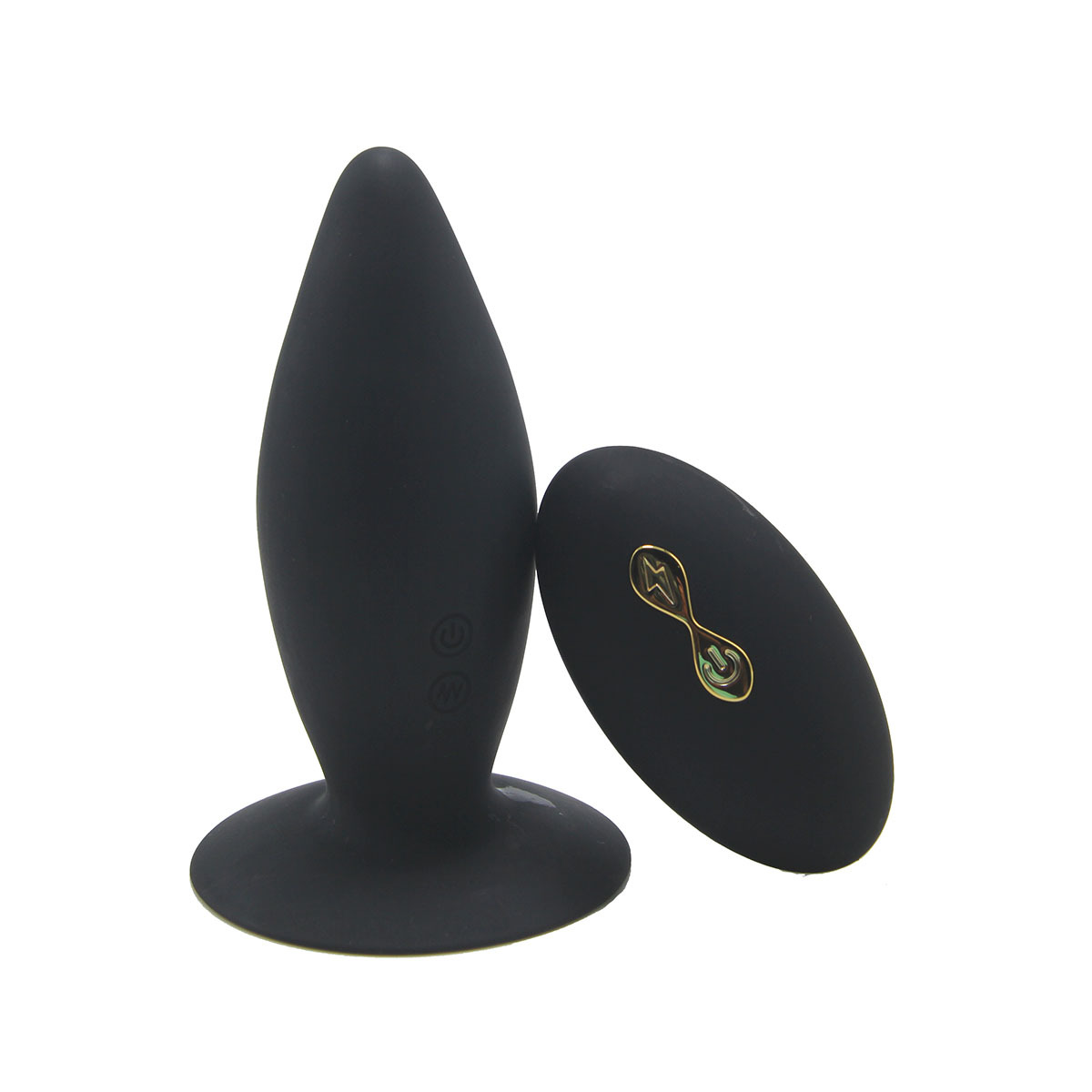 Masajeador de próstata Orissi pequeño con ventosa para hombres y mujeres, vibrador anal con control remoto inalámbrico de fábrica.