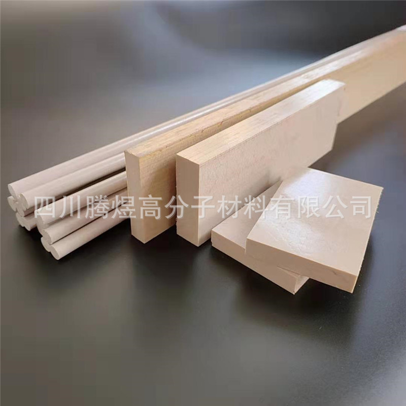 四川腾煜厂家生产全新米色小直径6*1000耐磨peek棒