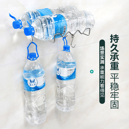 Stainless steel washbasin rack bathroom hook storage rack punch-free storage rack kitchen organizer rack hanging rack