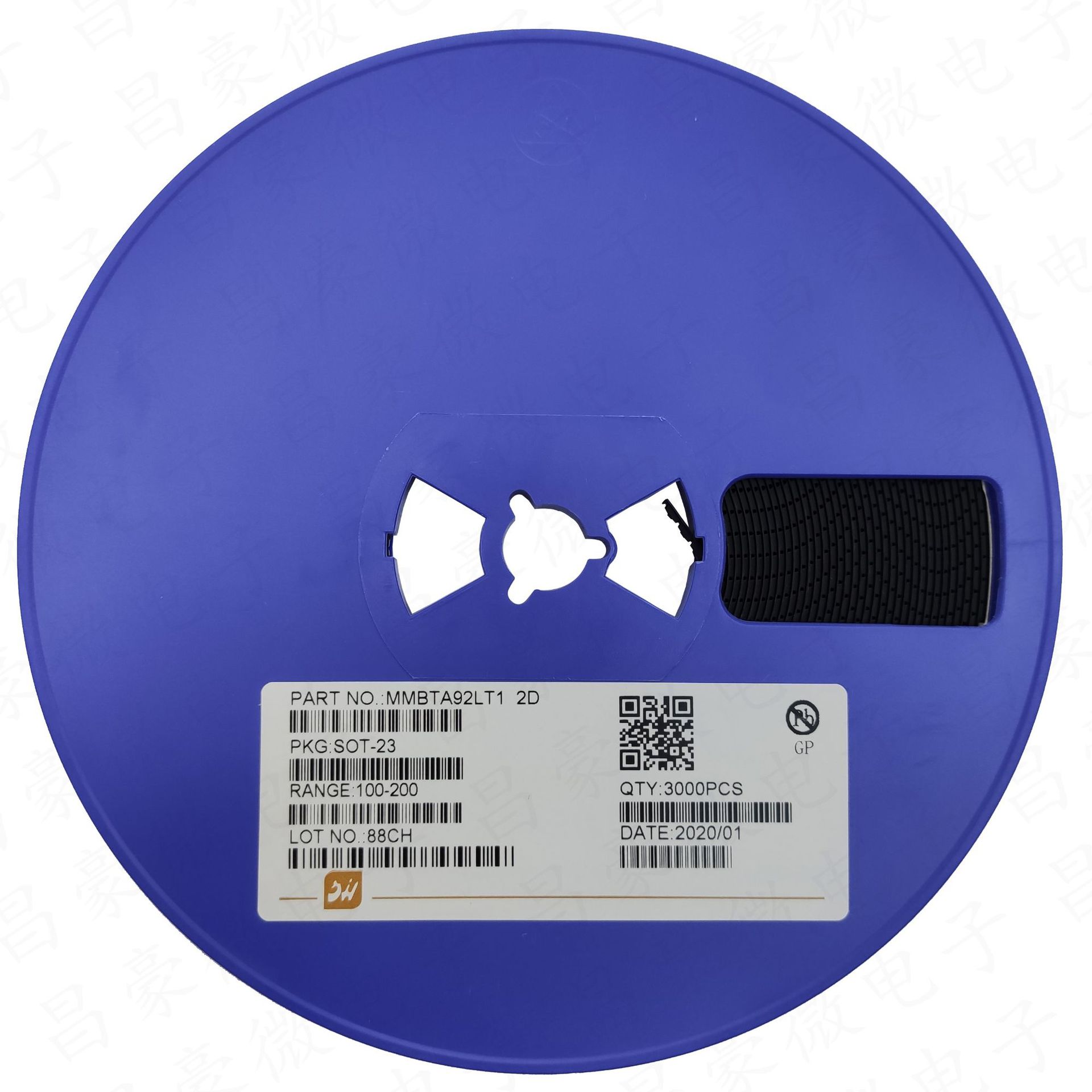 MMBTA92 SOT-23 丝印2D 贴片三极管 原厂直供 品质保证