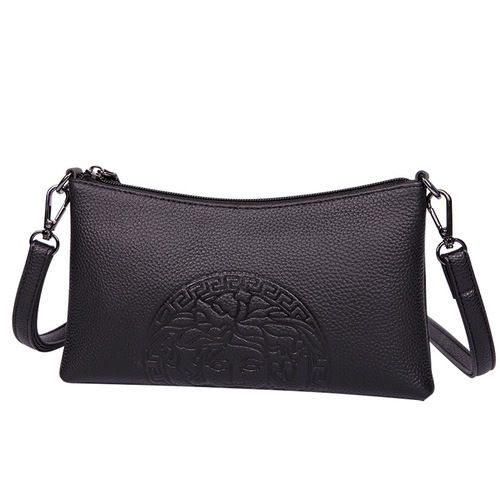 头层牛皮真皮斜挎小包包女2024新款时尚百搭单肩包女包软皮手拿包