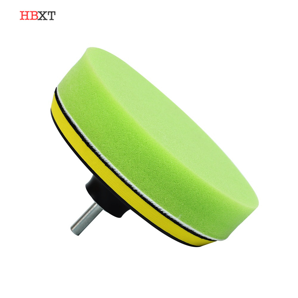 跨境专供抛光盘自粘海绵抛光轮三件套汽车抛光美容打蜡套装