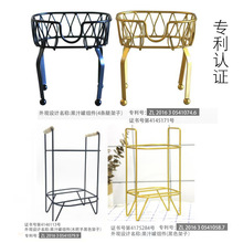 4升5升8升5.5升玻璃酿酒罐啤酒桶支架果汁罐黑色四条腿铁架子收纳