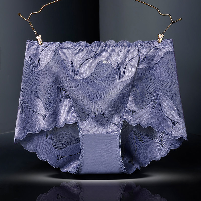 Yumei 222 sexy encaje Mediados de cintura alta ropa interior de algodón hueco de las mujeres más tamaño 200kg calzoncillos