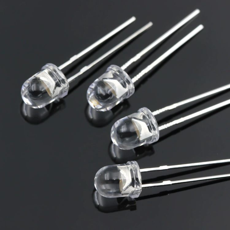 Хоблуанг F5/5MM Соломенная шляпа, короткая нога с длинной подсветкой светодиод, белый теплый белый свет, производитель можно адаптировать