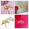 Marriage Annual Happy Anniversary Acrylic Cake Account Contract Decoration