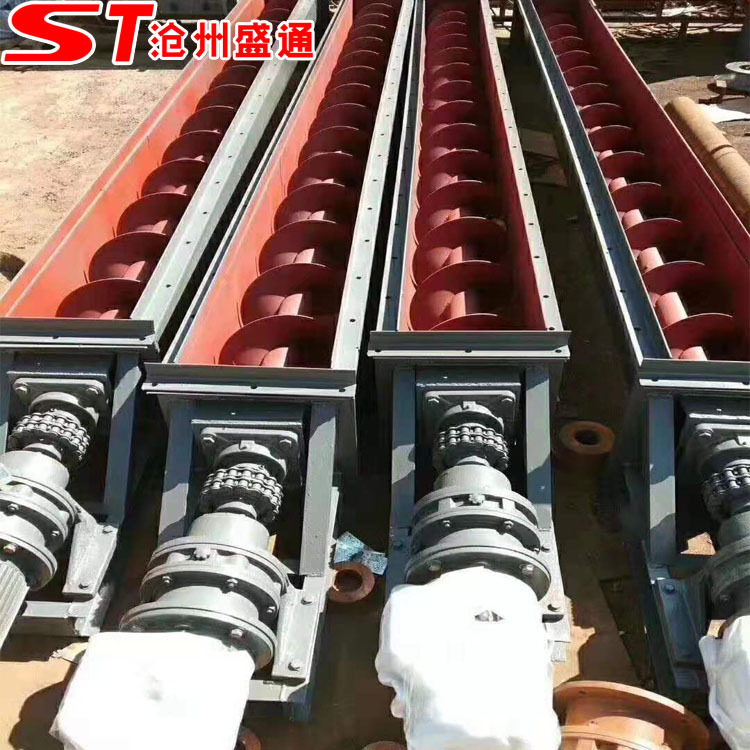U型螺旋输送机 无轴污泥绞龙输送机 螺管给料机