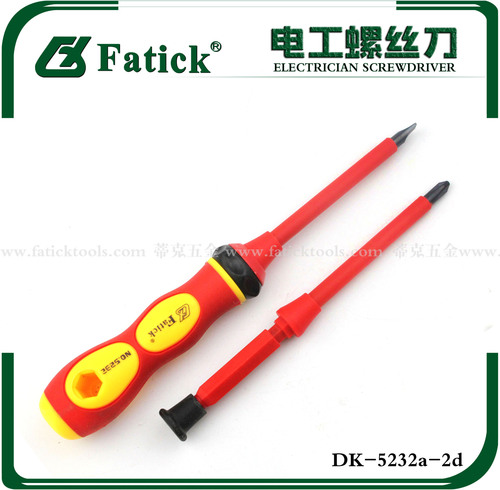 2-in-1 multifunctional insulated screwdriver set Cross-shaped manual electrician screwdriver set factory direct sale