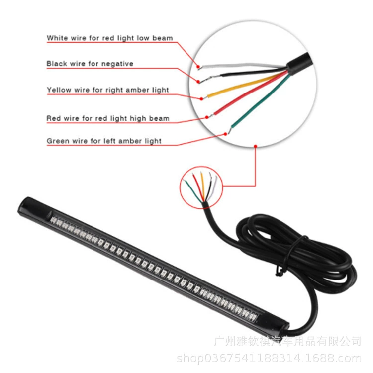 Мотоциклетная светодиодная панель GM 48smd светодиодная осветительная панель, водонепроницаемая задняя фонарь для мотоцикла, лицензионный задний фонарь
