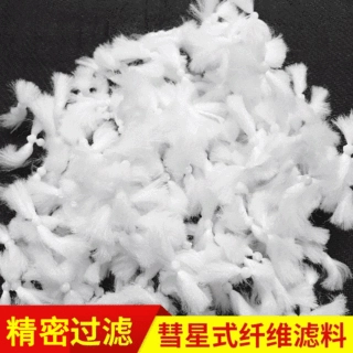 厂家供应863彗星式纤维滤料 截污水处理纤维滤料彗星滤料