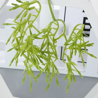 DIY装饰带叶3叉塑料植物 DIY成品绣球花材料可定 制 益佳直供
