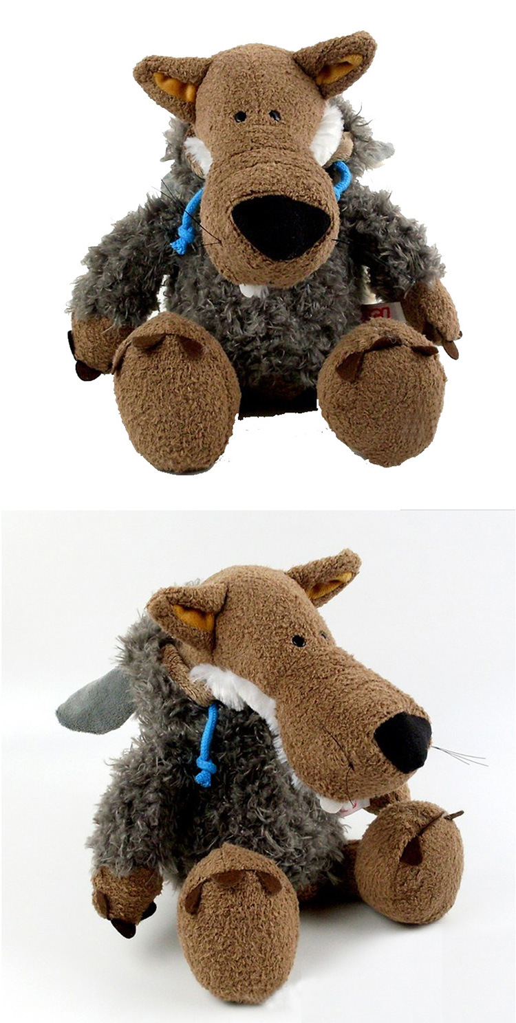 Linda muñeca de cordero somnoliento sombrero de dormir oveja feo lindo juguete de peluche muñeca de trapo para niños almohada muñeca de oveja lobo transfronterizo