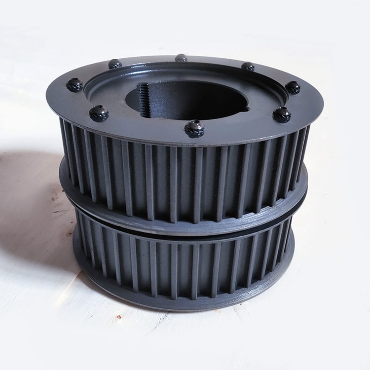 厂家直销 b型双三角带轮 空压机铸铁皮带轮 皮带轮厂家加 工定 做