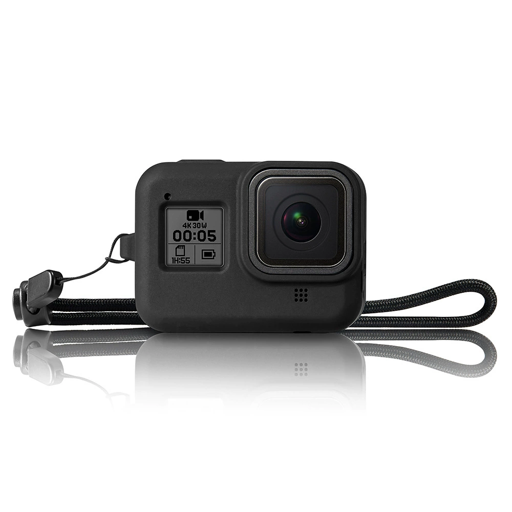 Compatible silicone camera, protective case, accessories, fall protection