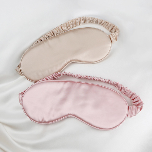 Butterfly embroidery 22 Mumi silk eye mask glossy S style 100% mulberry silk sleep light-blocking breathable eye mask wholesale