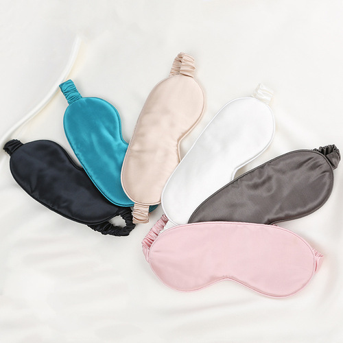 Butterfly embroidery 22 Mumi silk eye mask glossy S style 100% mulberry silk sleep light-blocking breathable eye mask wholesale