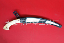 厂家直供：350mm木柄皮套塑套机磨弯锯 手板锯 果树锯