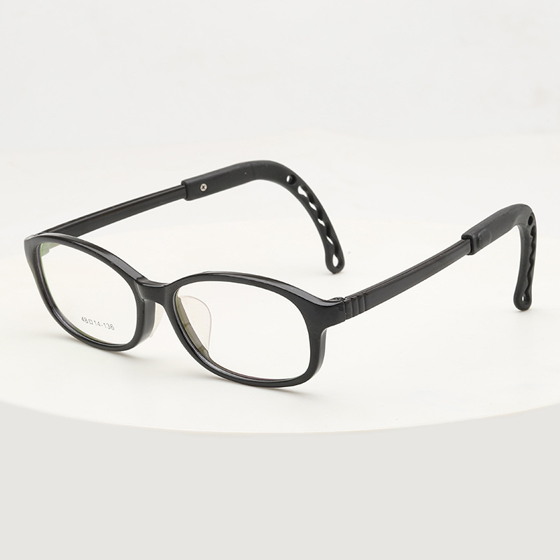Non-Slip Silicone Legs Transparent Nose Pads Kidsren's Glasses Frame 5-13 Years Old Primary School Boys and Girls with Myopia Frame Non-Slip Silicone Legs Transparent Nose Pads Kidsren's Glasses Frame 5-13 Years Old Primary School Boys and Girls with Myopia Frame
