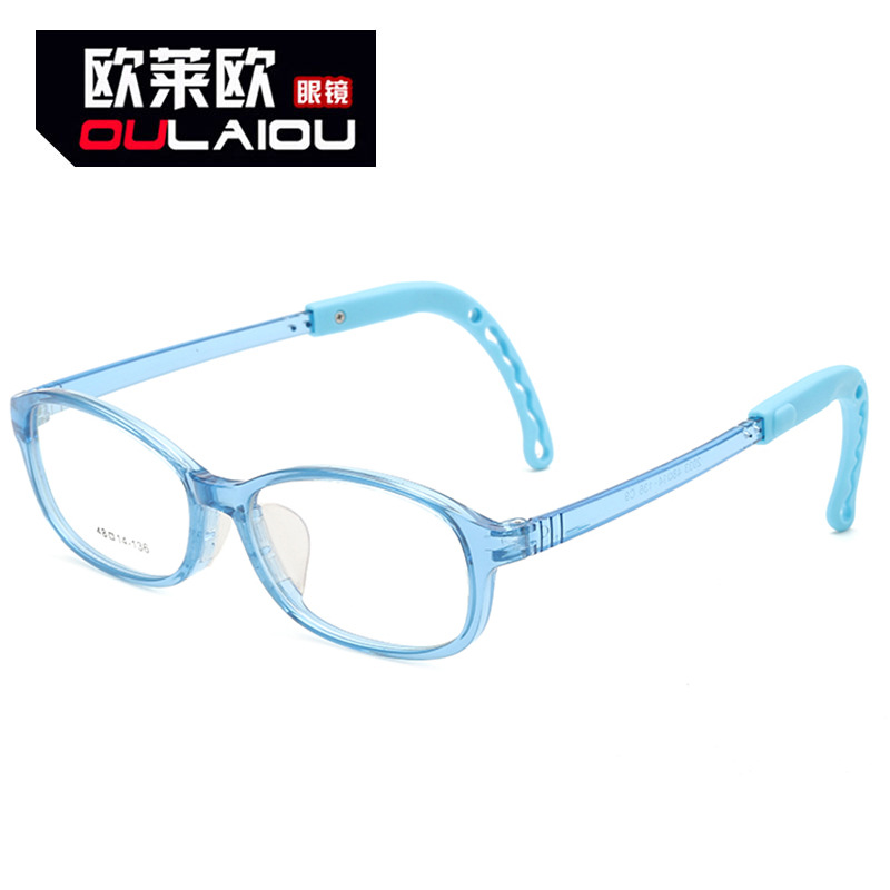 Non-Slip Silicone Legs Transparent Nose Pads Kidsren's Glasses Frame 5-13 Years Old Primary School Boys and Girls with Myopia Frame Non-Slip Silicone Legs Transparent Nose Pads Kidsren's Glasses Frame 5-13 Years Old Primary School Boys and Girls with Myopia Frame
