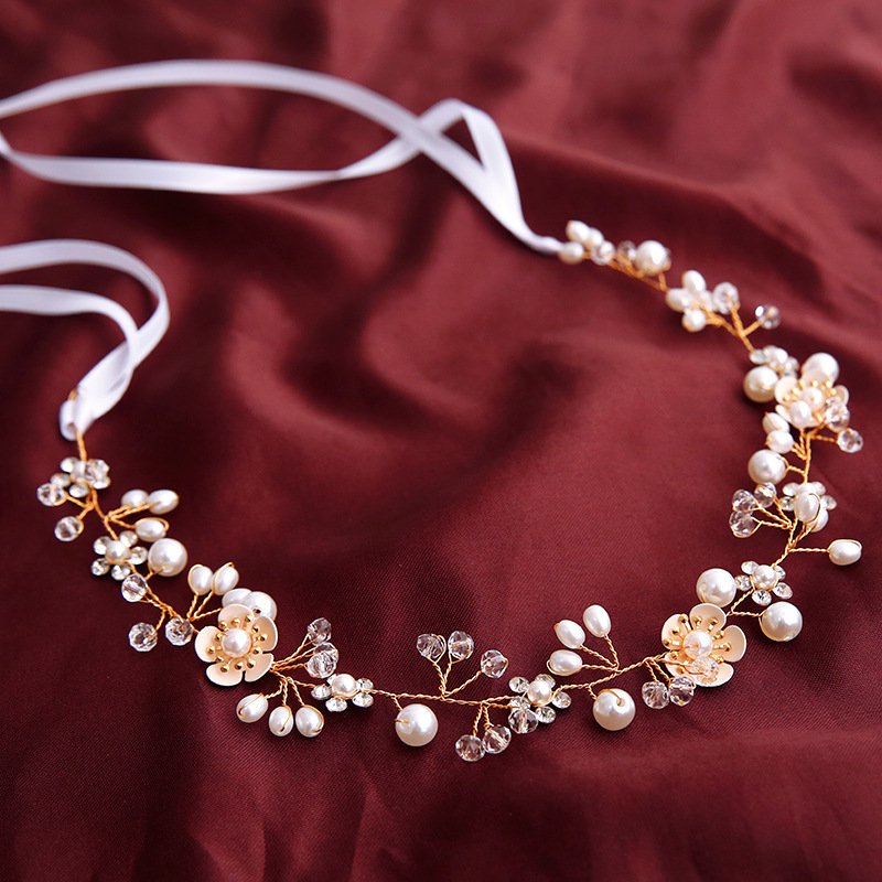 2020 nuevo tocado nupcial flor hecha a mano banda de pelo de hadas exquisitos accesorios para el cabello accesorios simples del vestido de boda