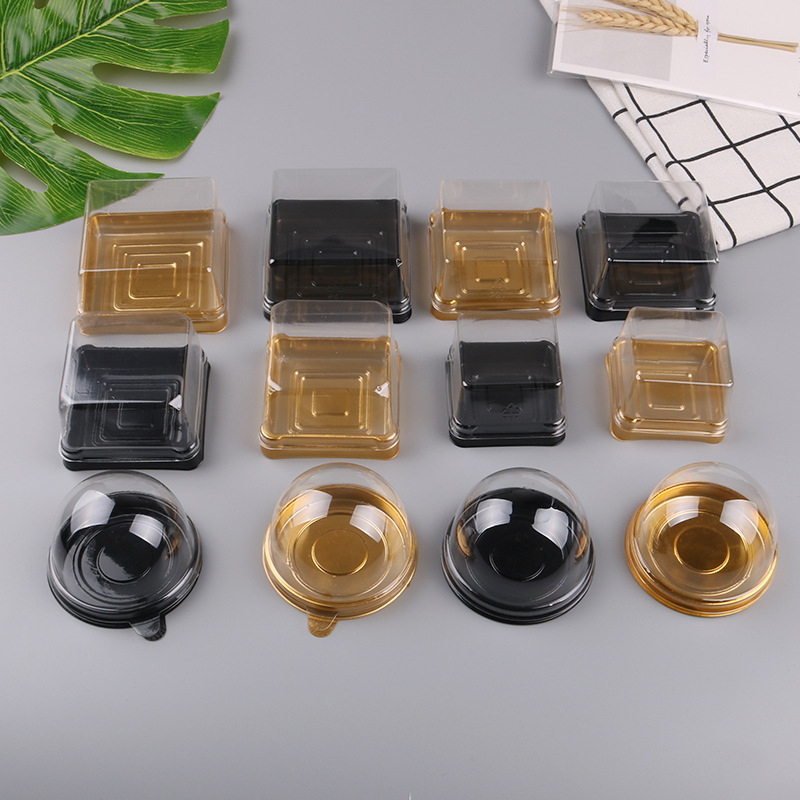 蛋黄酥包装盒冰皮月饼盒流心绿豆糕雪媚娘塑料吸塑天地盖方形圆形