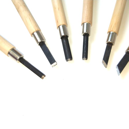 Wholesale Hailian Wood Carving Knife Handmade Woodworking Rubber Stamp Engraving 3/4/6 Piece Set Wooden Carving Tools Wood Carving Knife