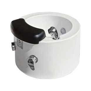 Foot Soaking Basin, Pedicure Basin, Foot Washing Pool, Manicure and Manicure, Acrylic Electric with Surfing Lights, Bag Can Be Used