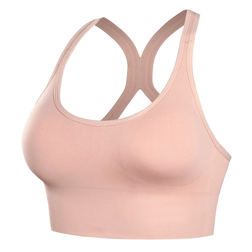 External wear beautiful back shockproof push-up running sports bra women's hollow breasted adjustable large size fitness sports bra thin