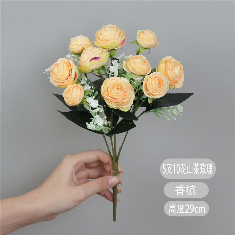5 포크 10 플라워 마운틴 티 로즈 샴페인