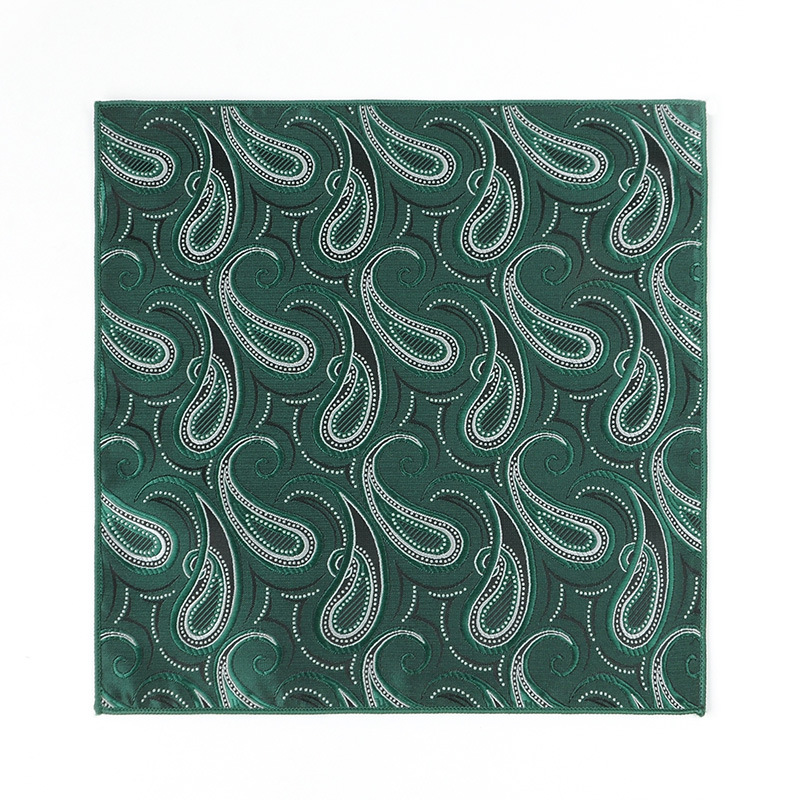 Corbata de hombre bufanda cuadrada pequeña al por mayor moda coreana de todo fósforo tendencia retro bordado patrón traje bufanda de bolsillo