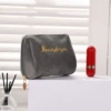 ZP-023 Velvet Cosmetic Bags Gray