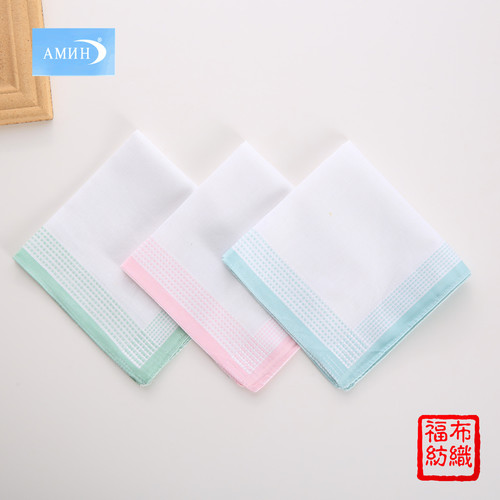 29cm pure cotton women's handkerchief all-cotton handkerchief towel comfortable cotton square scarf pocket towel handkerchief custom-made