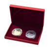 Commemorative medal, coins, plastic wooden box, pack handmade, Birthday gift