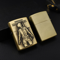 Bronze kerosene lighters supply laser engraving models die-cast relief creative gifts factory direct sales