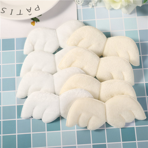 11cm Ultrasonic Floral Angel Wings Shoes Socks Accessory Cute Plush Cartoon Clothing Accessories Wholesale