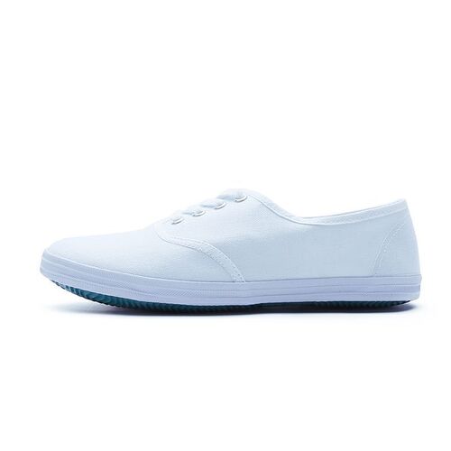 Qingdao Global National Tour boys and girls small white sneakers green bottom white mesh shoes sports shoes gymnastics shoes white canvas shoes
