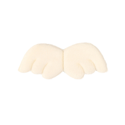 11cm Ultrasonic Floral Angel Wings Shoes Socks Accessory Cute Plush Cartoon Clothing Accessories Wholesale