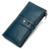 Long universal wallet, anti-magnetic small clutch bag, new collection, genuine leather