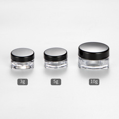 3g 5g 10g方底クリームケースasプラスチックアイクリーム化粧品分注瓶小空瓶メーカー卸売り