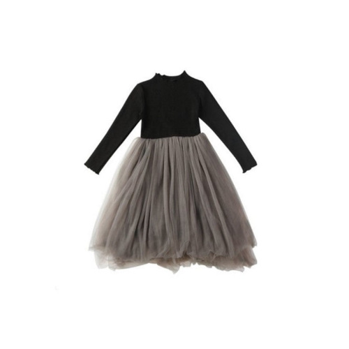 Girls' Dresses 2024 Spring Korean Style Children's Puffy Gauze Dress for Large Children Children's Clothing Performance Lace Princess Dress
