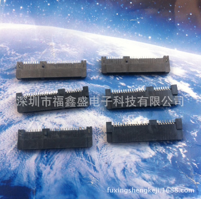 SATA 7+15 母座 连接器 板上板下 4.2 5.0 5.6 6.74