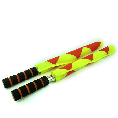 Supply of large square grid football training coaches, linesman flags, football referee flags, signal flags, hand flags, referee equipment