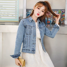 女装牛仔加工;其他短外套;女式马甲