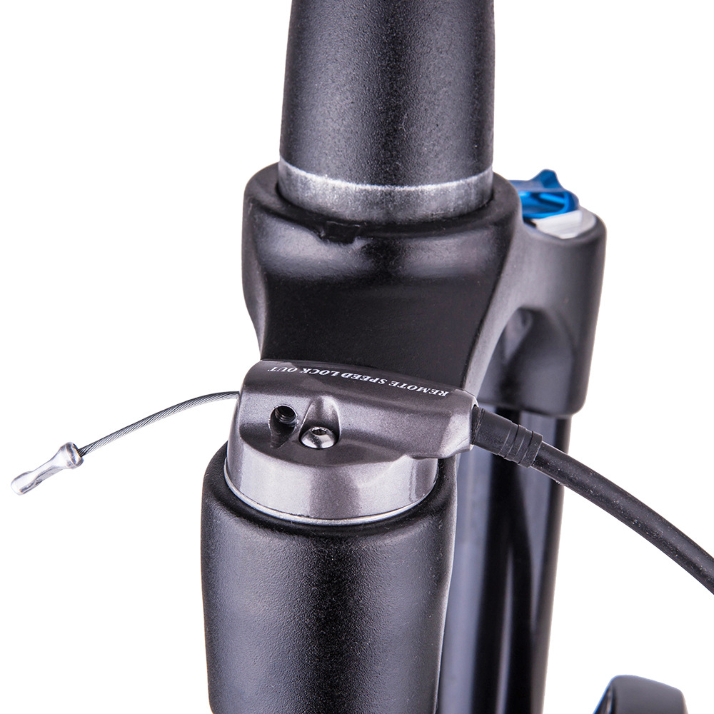 Bicicleta de montaña tenedor delantero 26/27.5 Taper tubo de control de alambre barril eje de amortiguación de aleación de magnesio Tenedor de aire con cerradura tenedor delantero