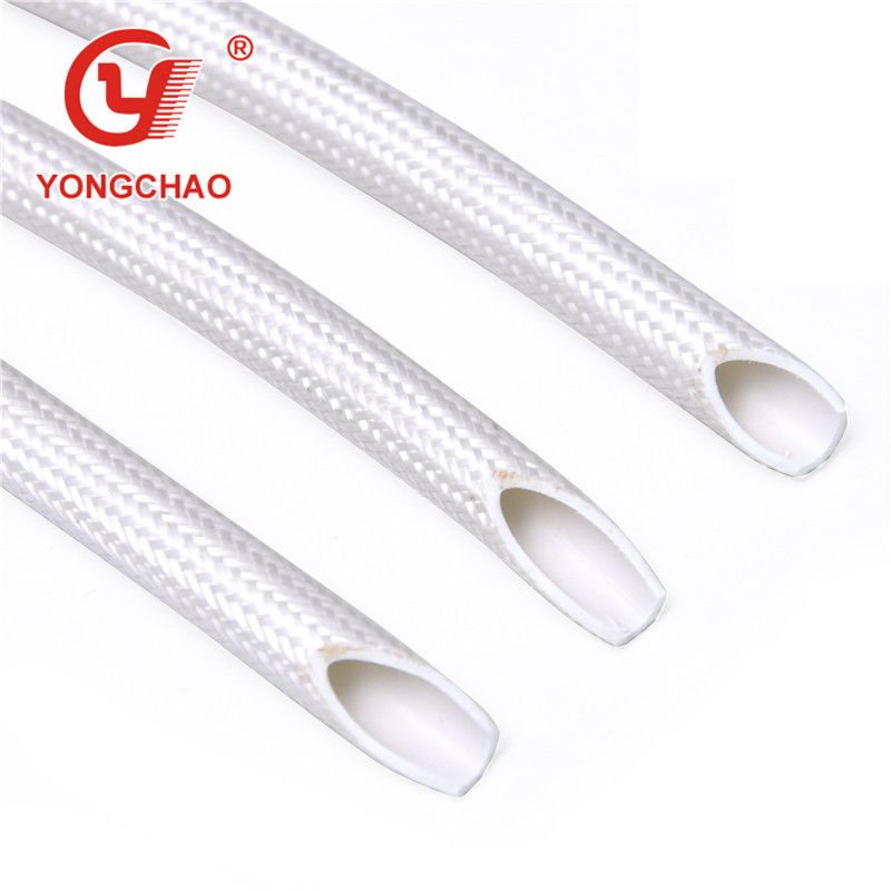 内胶外纤套管7KV高压外胶内纤纤维管白色玻璃纤维套管量大价优