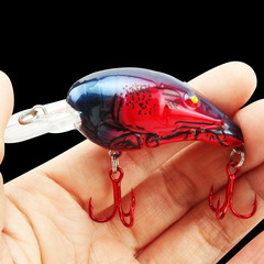 Yaohai fishing gear 7cm shrimp leg lure rock fat minnow plastic hard bait minnow fake bait for fishing