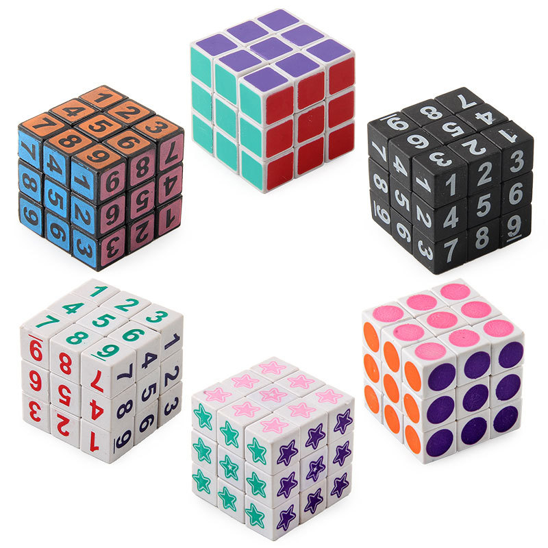 Mini descompresión suave de tercer orden Cubo de Rubik Diversión infantil introducción principiante 3CM Cubo de Rubik juguete en stock exportación transfronteriza