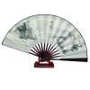 Factory Source 10 -inch Folding Silk Fan Men's Folding Fan Fan Fan Fan Style Full Bamboo Silk Fan Gift Wholesale