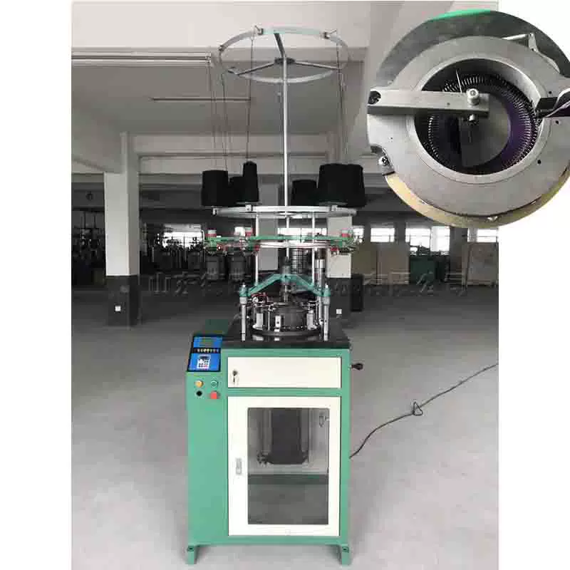 PLC控制沐浴条针织机 新型提花海绵擦机 百洁布浴条针织机械