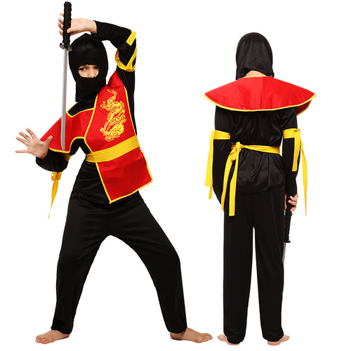 Carnival Carnival Western Cool Handsome Warrior Stage Performance Costume Couple Costume Red Letter Ninja DS Performance Costume